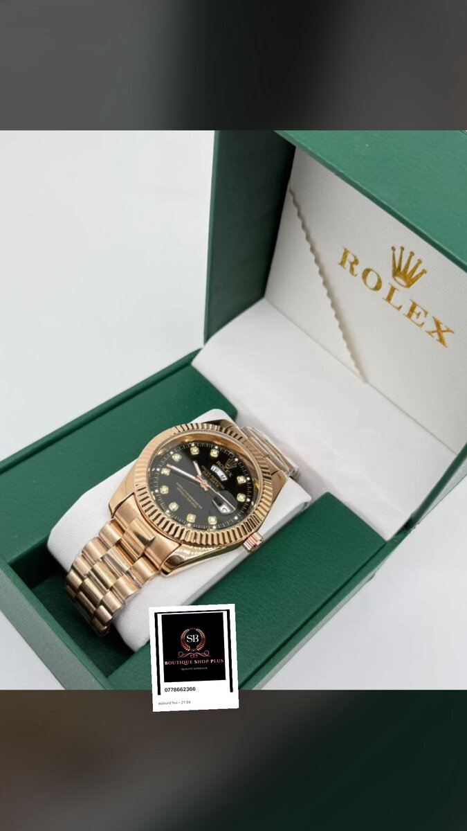 Montre Rolex en or rose