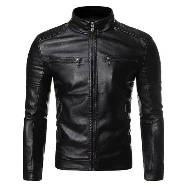 Veste en cuir homme élégante