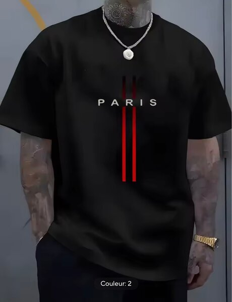 T-shirt stylé "Paris"