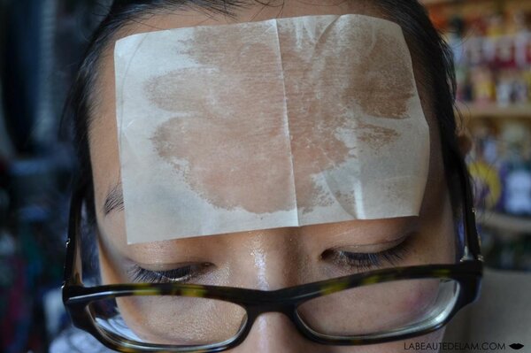 PAPIER MATIFIANT VISAGE