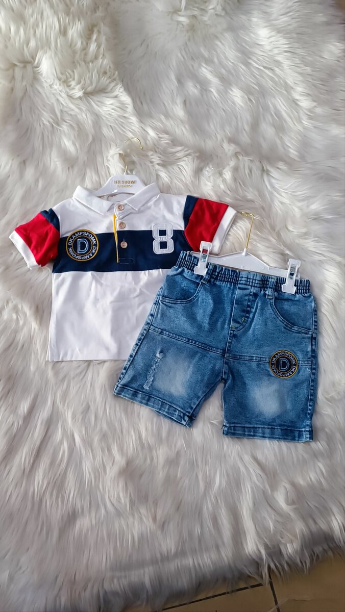 Lascot with jeans short