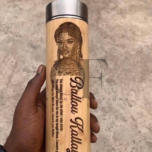 Bamboo flask