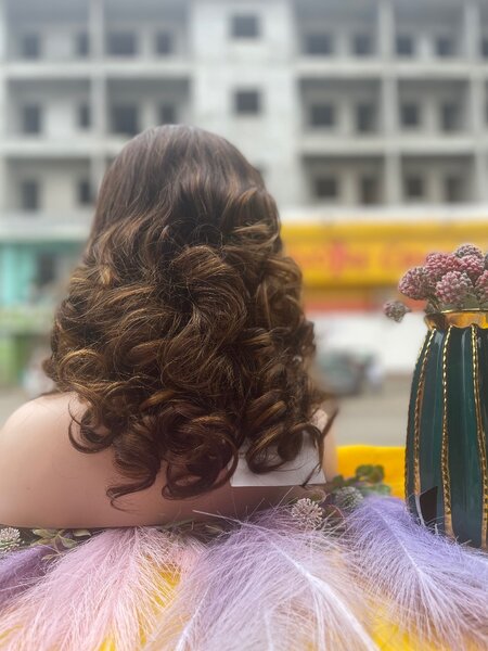 Perruque en dentelle humain