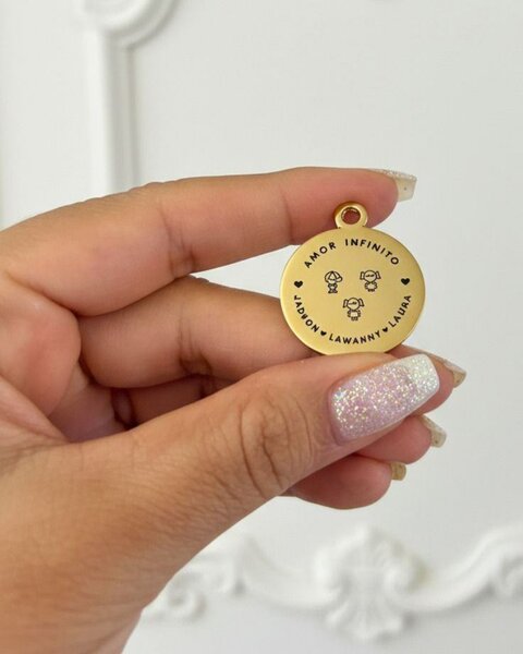 Collier Personnalisé Coeur Doré