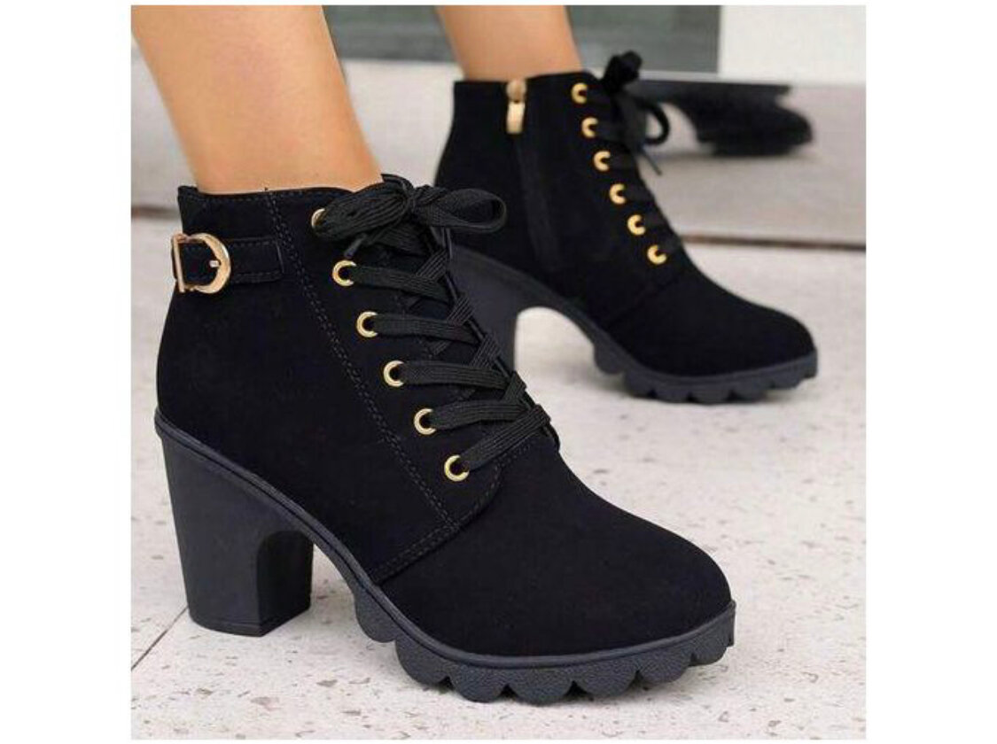 Bottines Noires à Talons