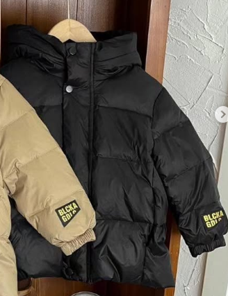 Ветровка пух черная