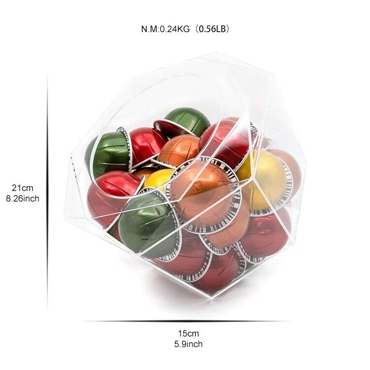 Boîte à capsules café élégante