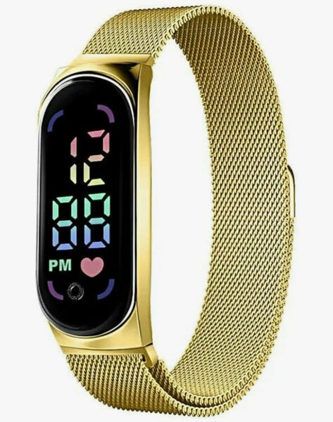 Montre Led fille Couleur Or