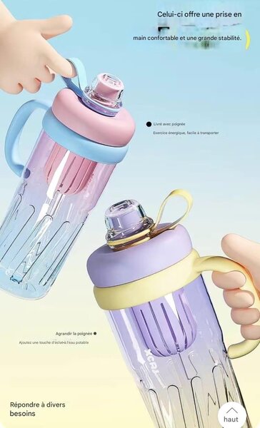 Gourde infuseur 950ML colorée