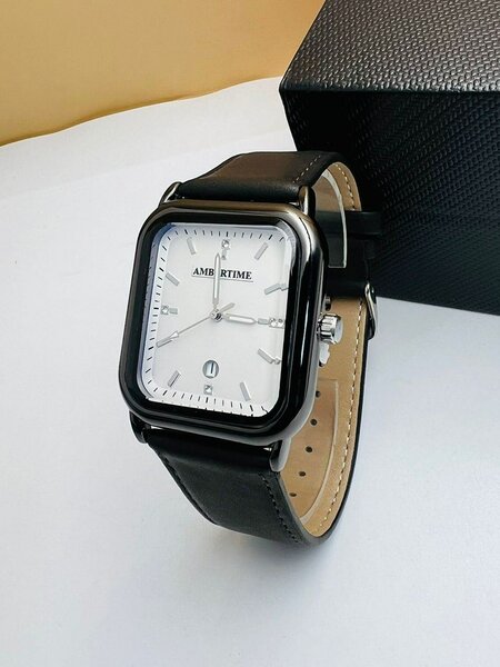 Montre manche en cuir