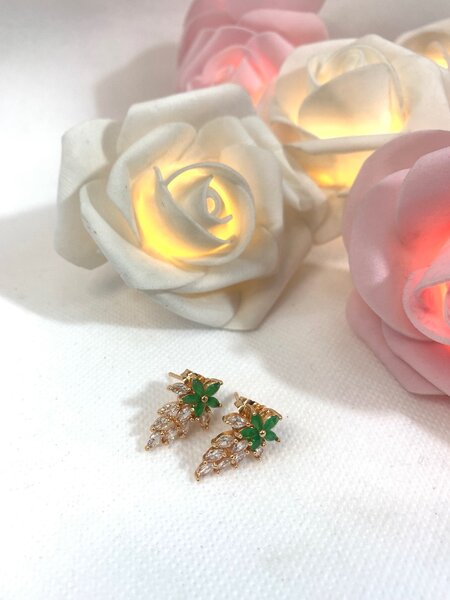 Green Ear Studs