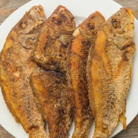 Poisson frit doré