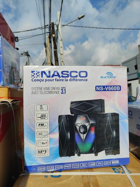 Enceinte Bluetooth Home Cinéma Nasco 3.1