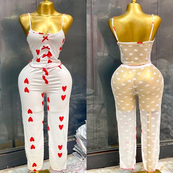 Combinaison Sexy Coeurs Femme