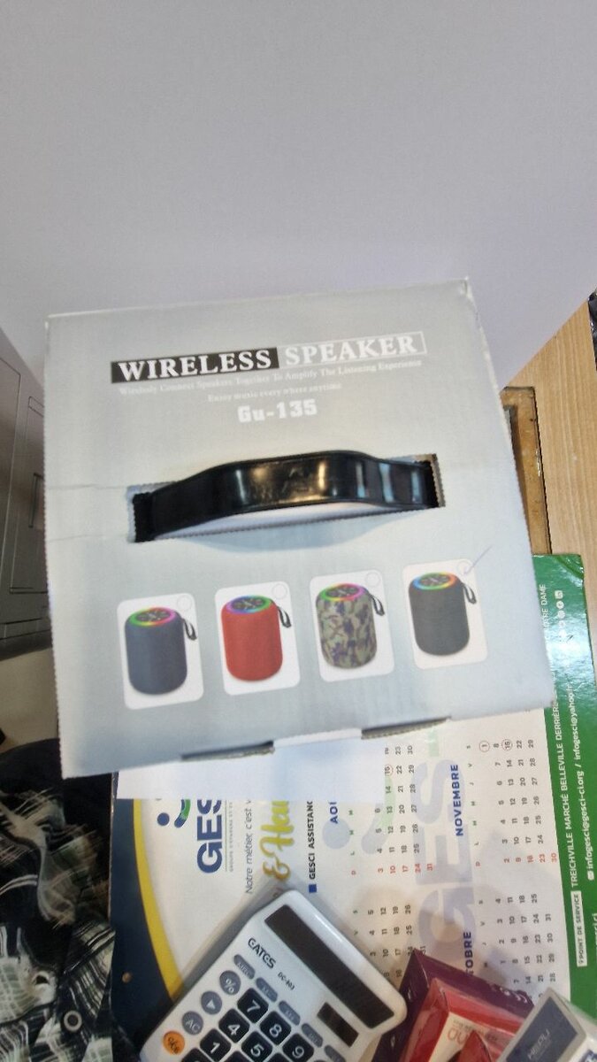 Enceinte Sans Fil LED Portable