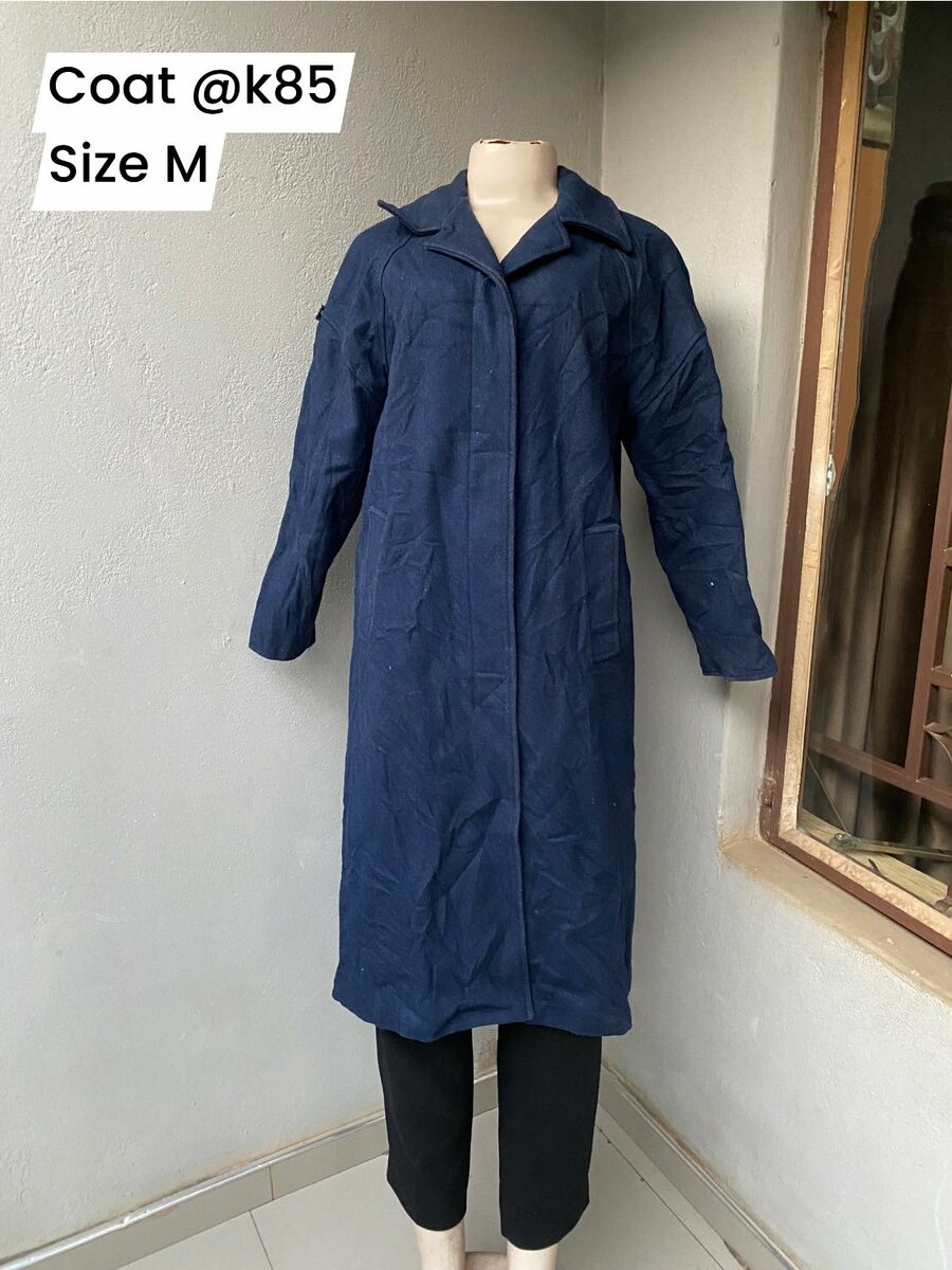 Dark Blue women Coat