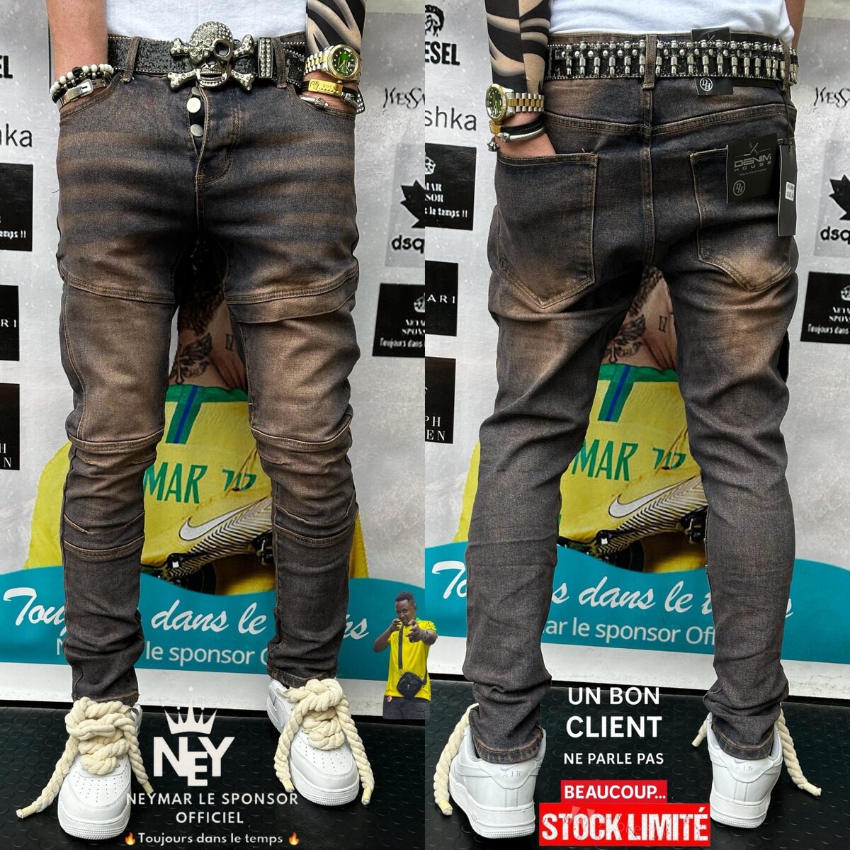 Jeans homme de haute qualité