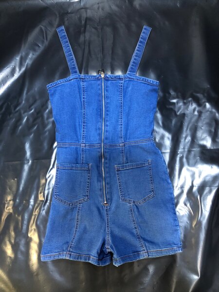 Combinaison culotte jeans