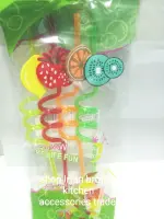 Reusable Spiral Straw (Pack of 4) for Kids & Party Useful for