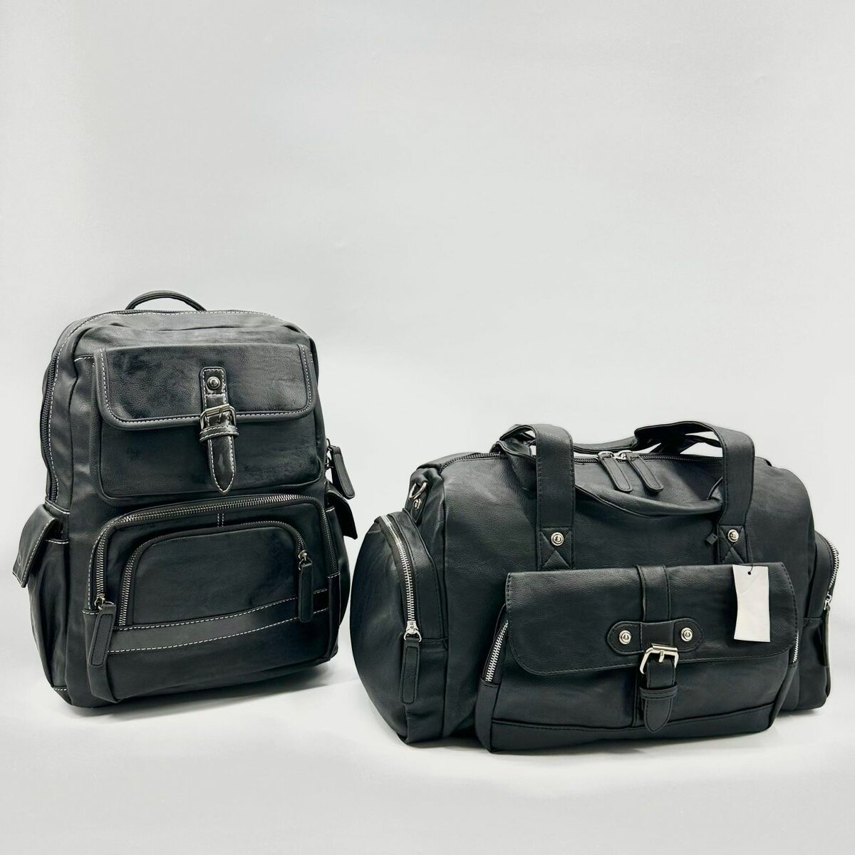 Solid leather bags combo