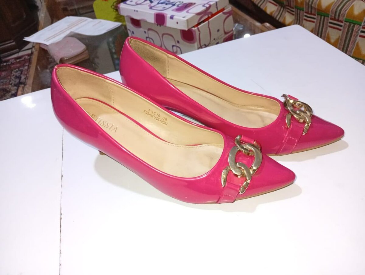 Escarpins roses élégants