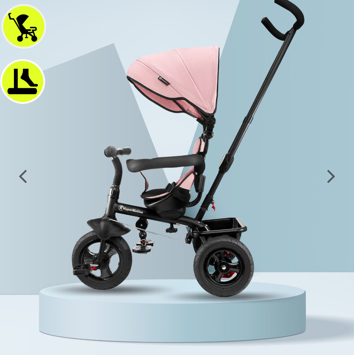 Tricycle bébé avec auvent