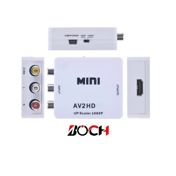 Convertisseur AV à HDMI 1080P