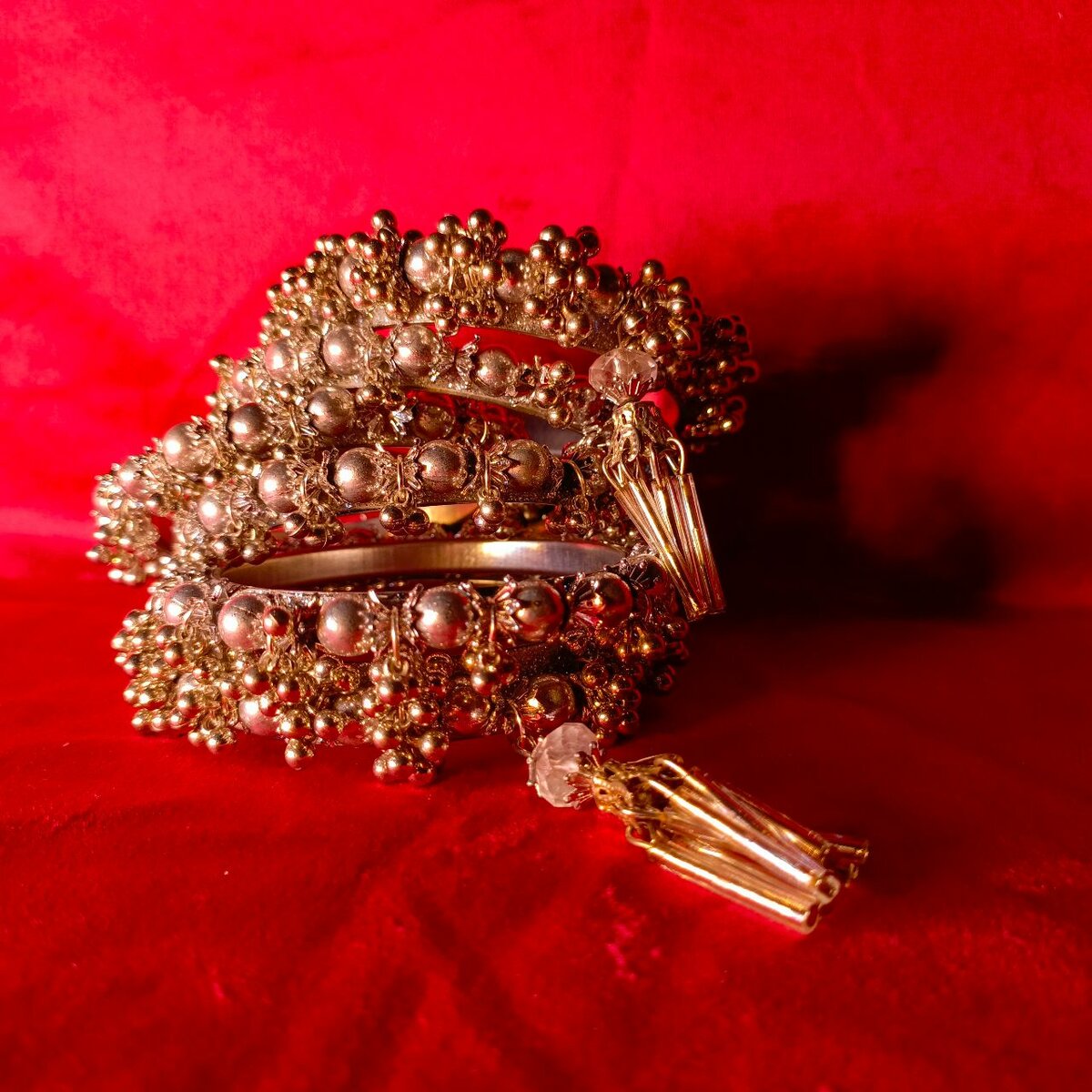 Unique Elegant Silver Design Bangles