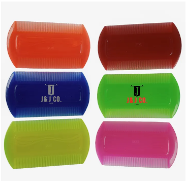 Nit Free Terminator Lice Comb Anti Lice Comb Multi-Colors Lice Comb 6-Pc Pack