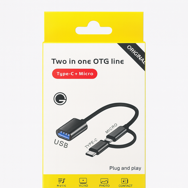 Câble OTG USB Type-C Micro