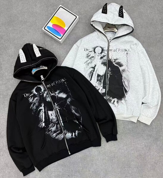 Sweat à capuche imprimé stylé