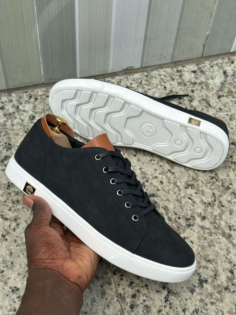 Sneakers en cuir élégants