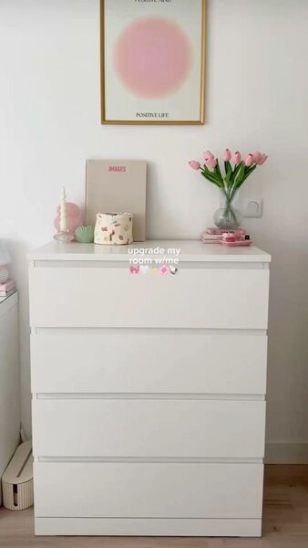 Commode blanche moderne