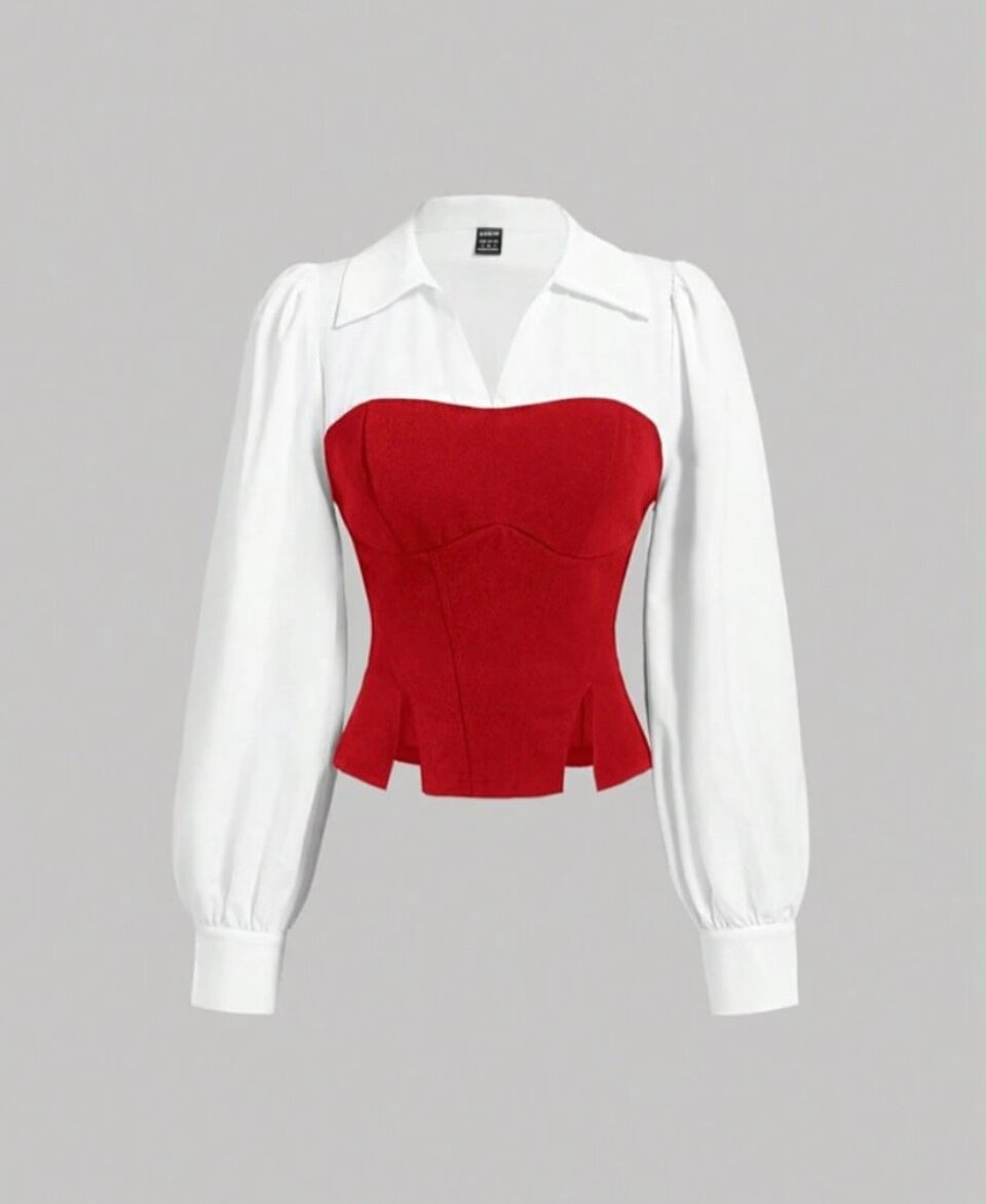 Chemisier avec Corset Chic