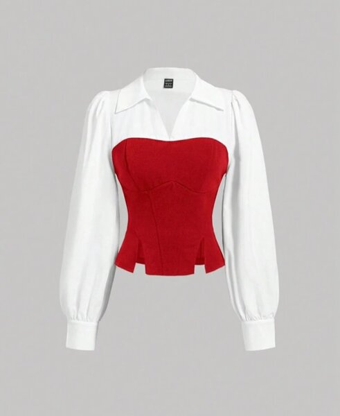 Chemisier avec Corset Chic