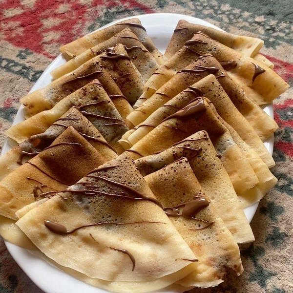 Crêpes au chocolat Nutella