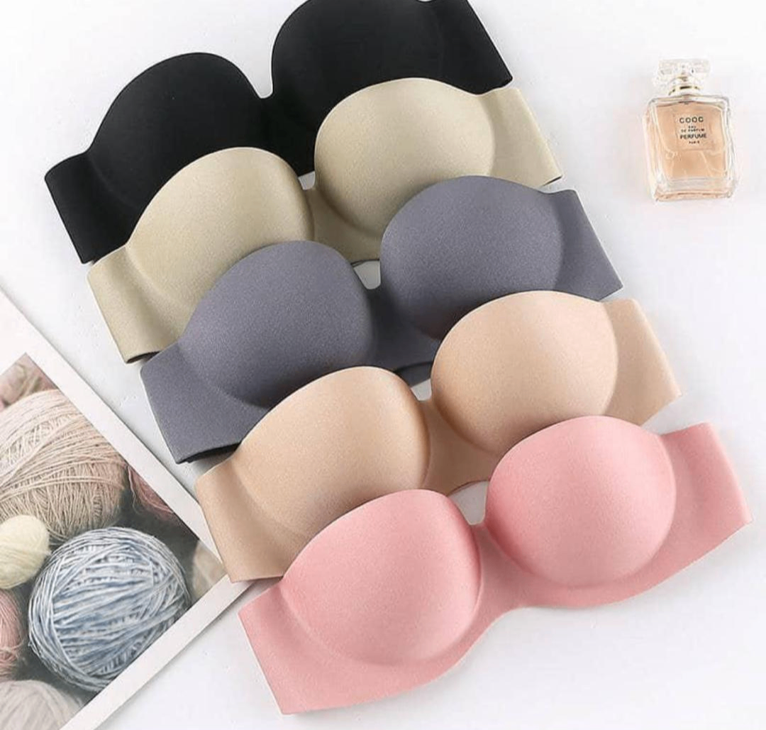 Strapless bra