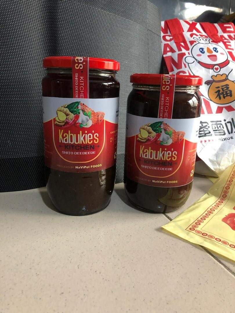 Black shitor (Shito) /Hot sauce Extra-large bottle