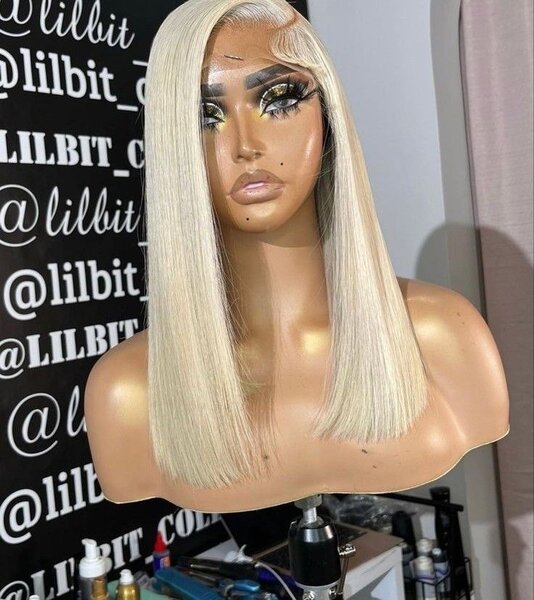 Bone straight wig