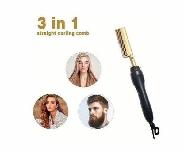 Brosse Chauffante 3-en-1