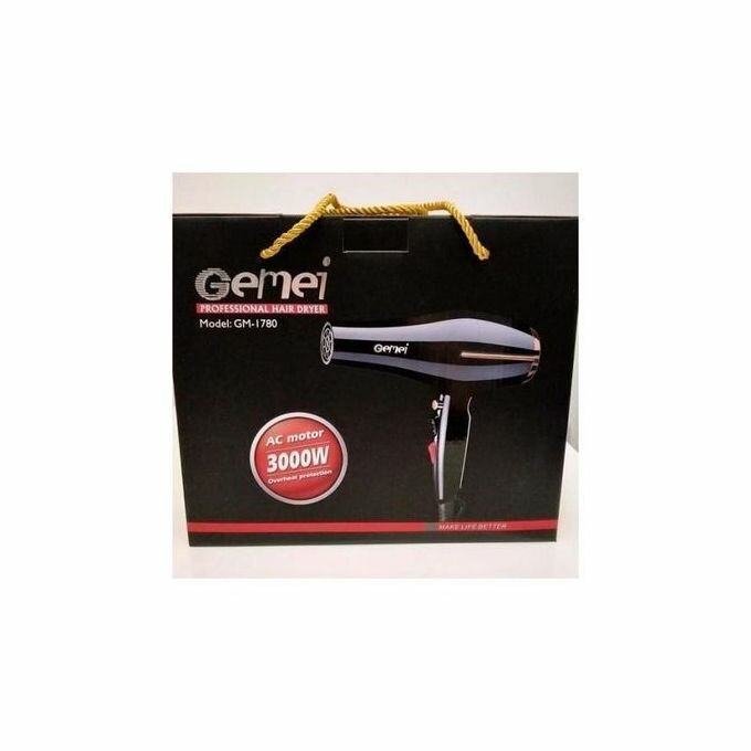 Sèche-cheveux professionnel Gemei