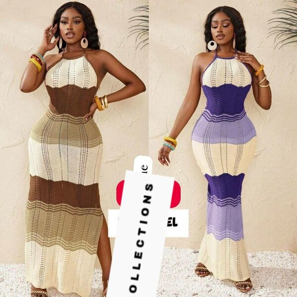 Robe crochet élégante