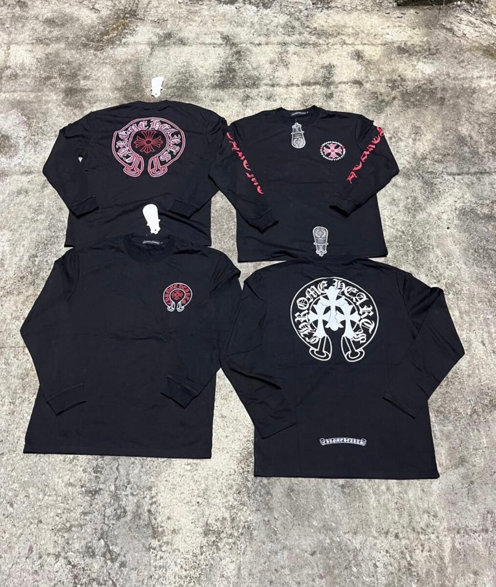 T-shirts Manche longue chrome