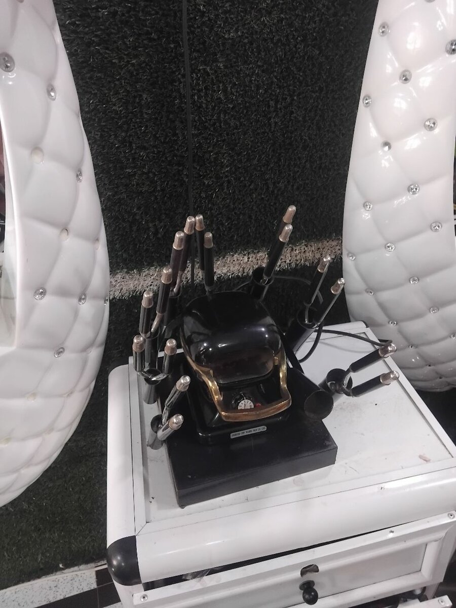 Tonging machine set, towel warmer, etc.