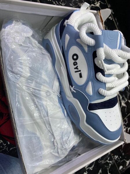 Baskets Bleu et Blanc Classiques