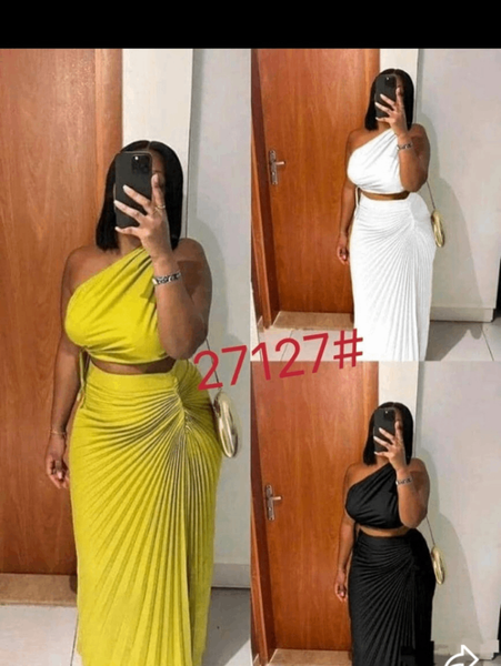 Robe longue asymétrique été