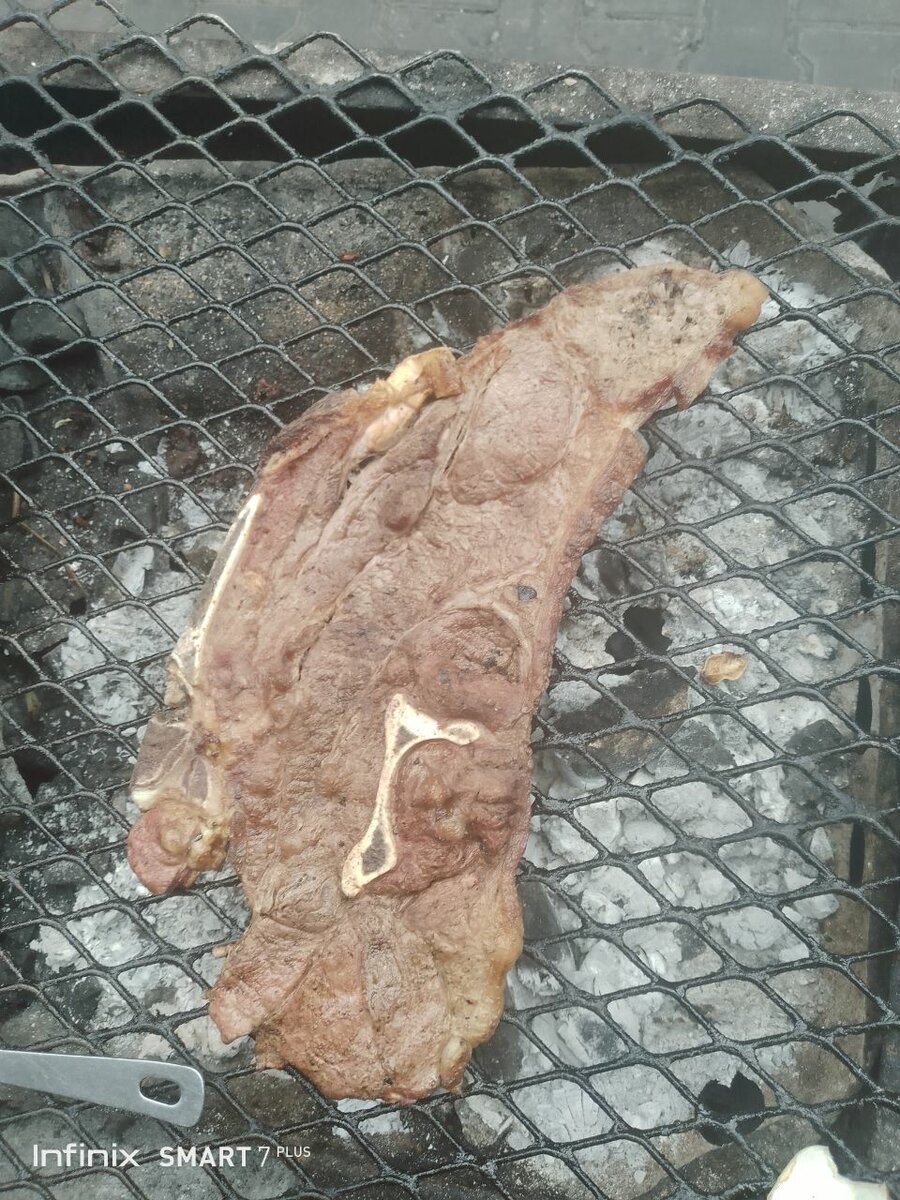 Charcoal grilled tbone