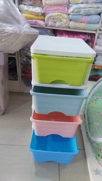 Boîte de Rangement Empilable Colorée