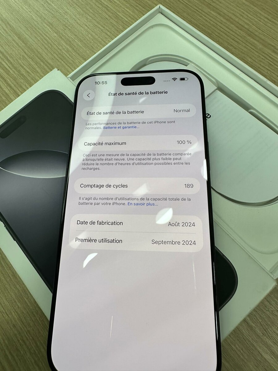 iPhone 16 pro Max  État 10/10