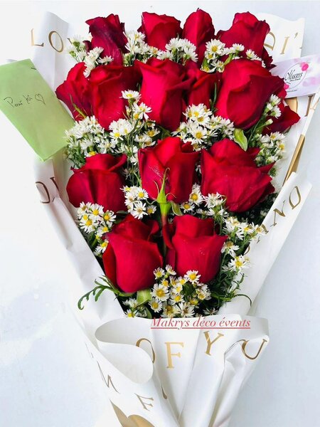 Bouquet de roses rouges